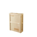 DS Hot Sales Simple Cheap Wooden Pull Cover Pine Plywood Storage Box